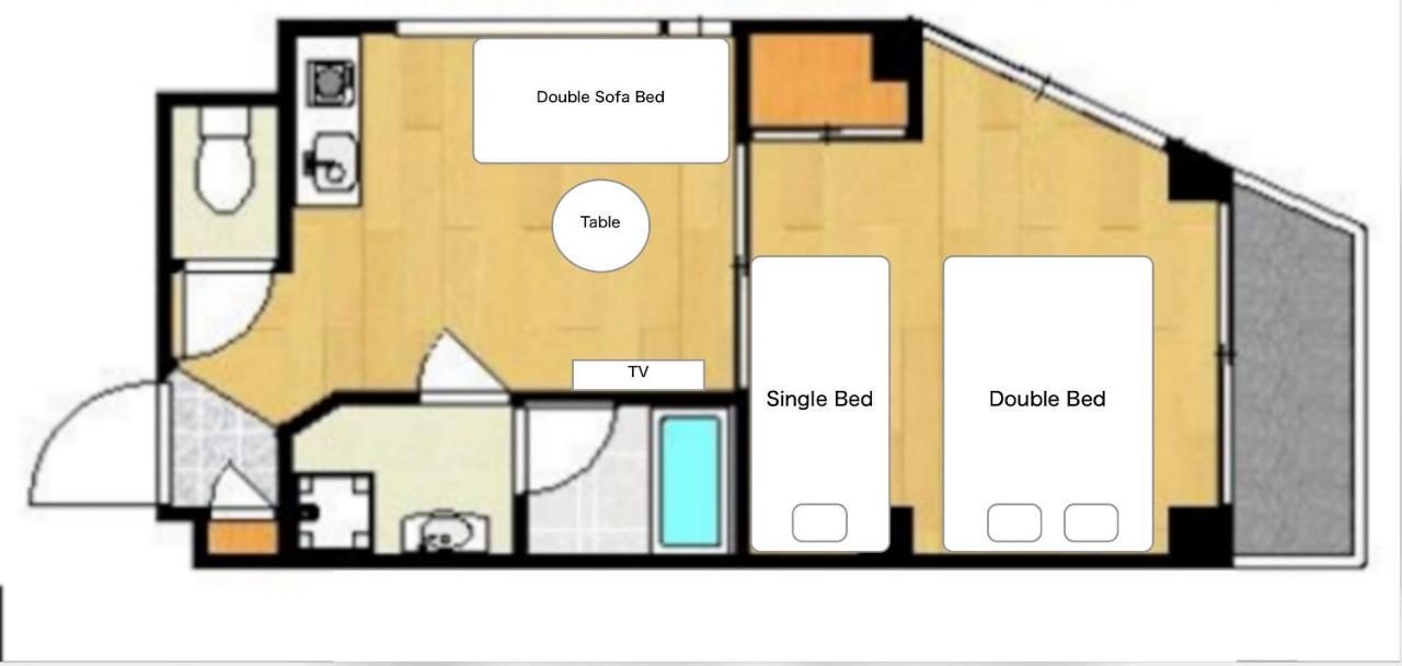 Elle Namba 6 Apartment Osaka Ngoại thất bức ảnh